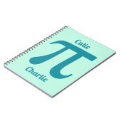 Aangepaste tekst voor pi's/Cutie Pi's en kleur Notitieboek (Linkerzijde)