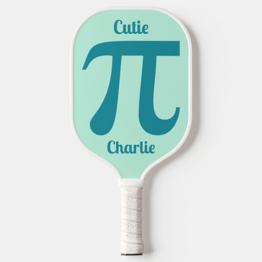 Aangepaste tekst voor pi's/Cutie Pi's en kleur Pickleball Paddle (Voorkant)