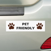 Aangepaste tekst voor schrijfvriendelijkheid bumpersticker (Op auto)