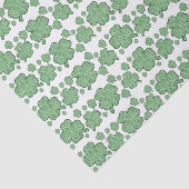 Aangepaste tekst voor Shamrock Pattern Tissuepapier (Detail)