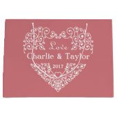 Aangepaste tekst voor sierdoeleinden grote cadeau groot cadeauzakje (Voorkant)