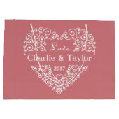 Aangepaste tekst voor sierdoeleinden grote cadeau groot cadeauzakje (Achterkant)