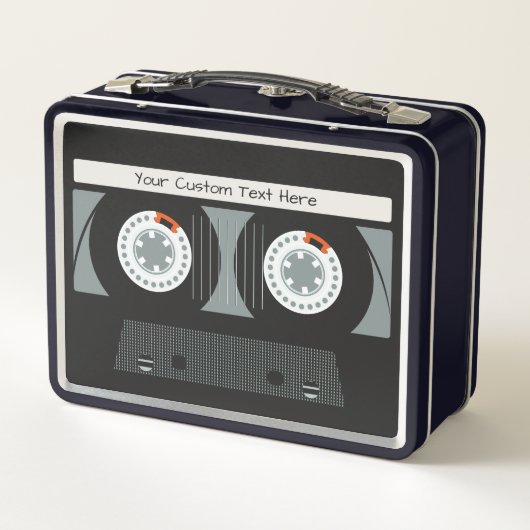 Aangepaste tekst voor tapetape met Retro Casette (Achterkant)