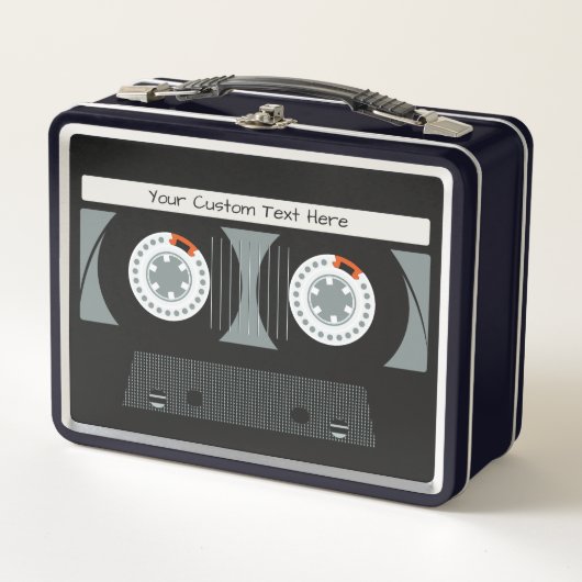 Aangepaste tekst voor tapetape met Retro Casette (Voorkant)