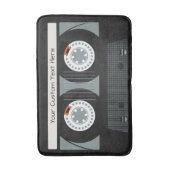 Aangepaste tekst voor tapetape met Retro Casette Badmat (Voorkant Verticaal)