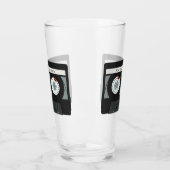 Aangepaste tekst voor tapetape met Retro Casette Glas (Links)