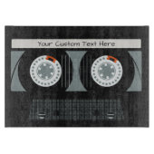 Aangepaste tekst voor tapetape met Retro Casette Snijplank (Voorkant)