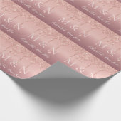 Aangepaste tekst voor tekst met briefje Roos Gold  Cadeaupapier (Hoek)