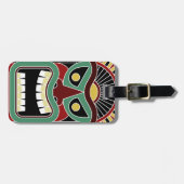 Aangepaste tekst voor Tiki Totem bagagelabel 3 (Voorkant horizontaal)