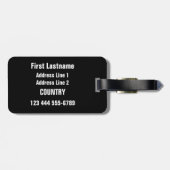 Aangepaste tekst voor Tiki Totem bagagelabel 3 (Achterkant horizontaal)