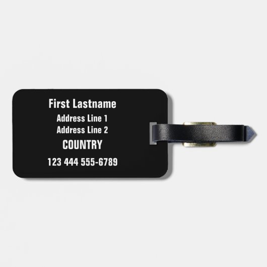 Aangepaste tekst voor Tiki Totem bagagelabel 3 (Achterkant horizontaal)