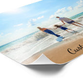 Aangepaste tekst voor uw fotoprint Poster (Hoek)