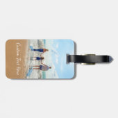 Aangepaste tekst voor uw Photo Bagagelabel (Achterkant horizontaal)