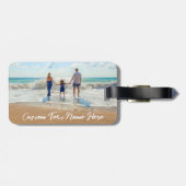 Aangepaste tekst voor uw Photo Bagagelabel (Achterkant horizontaal)