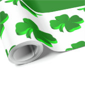 Aangepaste tekst voor vier lederen lantaarns cadeaupapier (Rol Hoek)