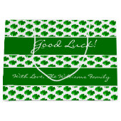 Aangepaste tekst voor vier leds-lavenbeschermingsp groot cadeauzakje (Voorkant)