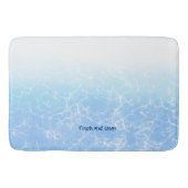 Aangepaste tekst voor waterreflecties badmat (Voorkant)