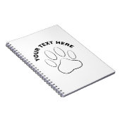 Aangepaste tekst voor witte pagina afdrukken notitieboek (Rechterzijde)