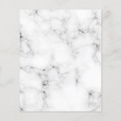 Aangepaste tekst voor zakelijke logo met marmer qr flyer (Achterkant)