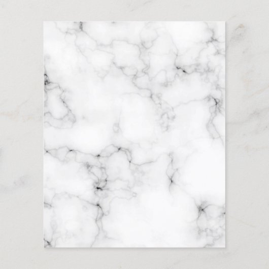 Aangepaste tekst voor zakelijke logo met marmer qr flyer (Achterkant)