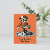 Aangepaste tekst voor Zombie Skater en briefkaart (Staand voorkant)