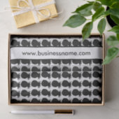 Aangepaste tekst voor zwart anananassetpatroon tissuepapier (Geschenk)