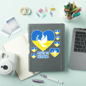 Aangepaste tekst Vrede voor Oekraïne Sticker (iPad Cover)
