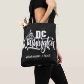 Aangepaste tekst Washington DC Tote Bag (Dichtbij)