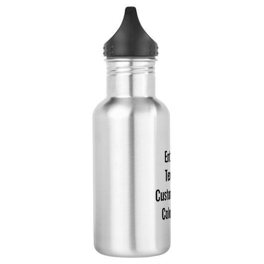 Aangepaste tekst waterfles (Links)