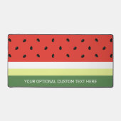 Aangepaste tekst Watermeloen Patroon Bureaumat (Voorkant)