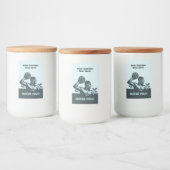 Aangepaste tekst waterpolo voedselcontainer etiket (Flessen)