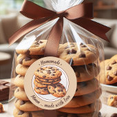 Aangepaste tekst waterverf cookies sticker