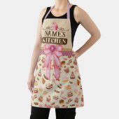 Aangepaste tekst, Waterverf Cupcake en dessert Schort (Insitu)