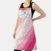 Aangepaste tekst, waterverf keuken schort (Insitu)