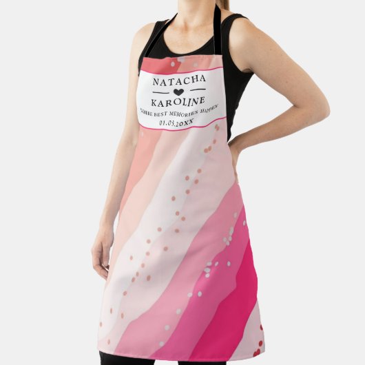 Aangepaste tekst, waterverf keuken schort (Insitu)