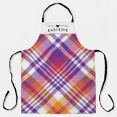 Aangepaste tekst, waterverf keuken schort (Voorkant)