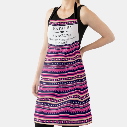 Aangepaste tekst, waterverf keuken schort (Insitu)