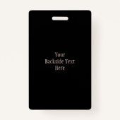 Aangepaste tekst Whiskey op de rotsen Badge (Achterkant)