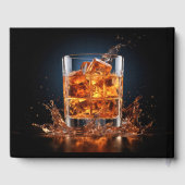 Aangepaste tekst Whiskey op de rotsen Gastenboek (Achterkant)