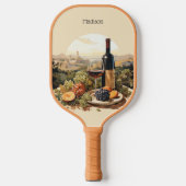 Aangepaste tekst Wijnliefhebber's Pickleball Paddle (Voorkant)