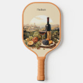 Aangepaste tekst Wijnliefhebber's Pickleball Paddle (Achterkant)