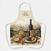 Aangepaste tekst Wijnliefhebber's Schort (Voorkant)