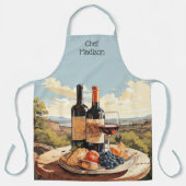 Aangepaste tekst Wijnliefhebber's Schort (Voorkant)