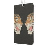 Aangepaste tekst Wilde tijger waterverf artwork Zw Luchtverfrisser (Links)