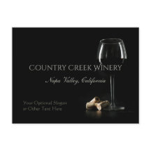 Aangepaste tekst Winery / Cocktail Party briefkaar