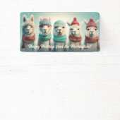 Aangepaste tekst Winter Lamas Spandoek (Insitu)