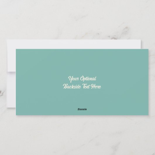 Aangepaste tekst Winter Llama's Feestdagenkaart (Achterkant)