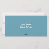 Aangepaste tekst Wintereland Eland Feestdagenkaart (Achterkant)