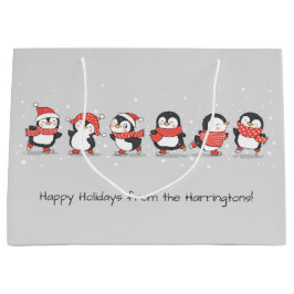 Aangepaste tekst Winterpinguïns Groot Cadeauzakje