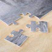 Aangepaste tekst Witte paarden Legpuzzel (Zijkant)